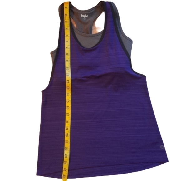 HYBA Racer Back Tank Top with Built in Bra - Women's size XS Workout - Picture 10 of 11